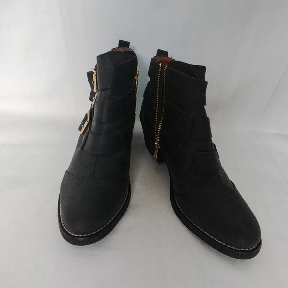 Report Woman's Black Heels Boots Size 8.5 - Picture 2 of 4